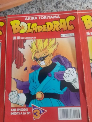 Comics bola de drac serie vermella
