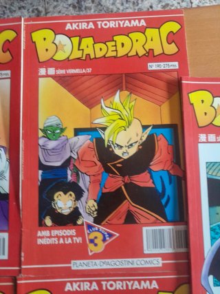 Comics bola de drac serie vermella