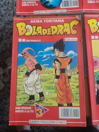Comics bola de drac serie vermella