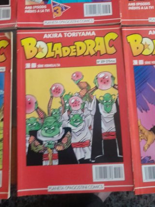 Comics bola de drac serie vermella