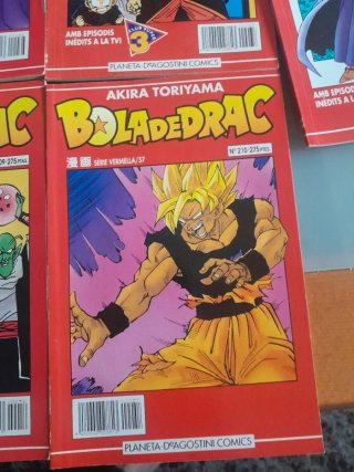 Comics bola de drac serie vermella