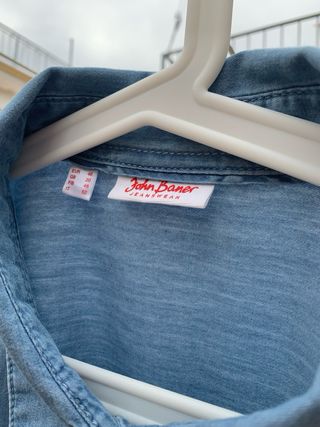 Camicia simil jeans cotone donna