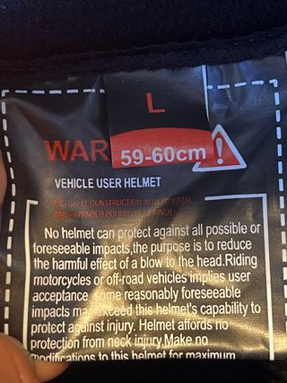 Casco Moto Unisex Negro con Visera