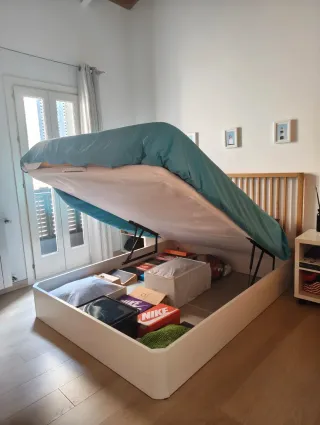 Canapé abatible + Colchón + Cabecero