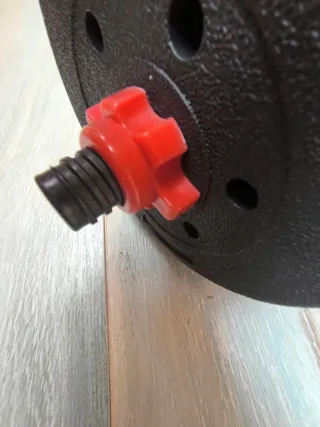 Conjunto de pesas y mancuernas