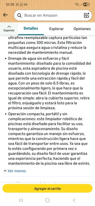 Robot Limpiafondos Reriou SAT10