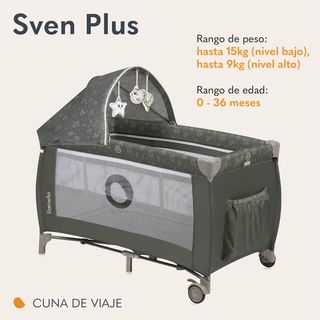 Cuna de viaje Lionelo Sven Plus 0-36M