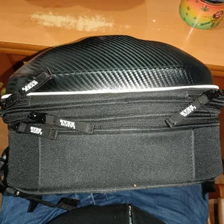 Mochila Trasera Moto Laico Bear Negra