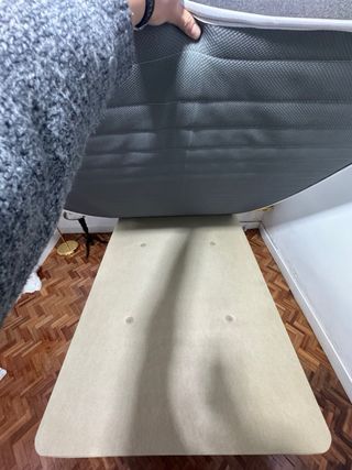 Canapé abatible matrimonial madera y tela