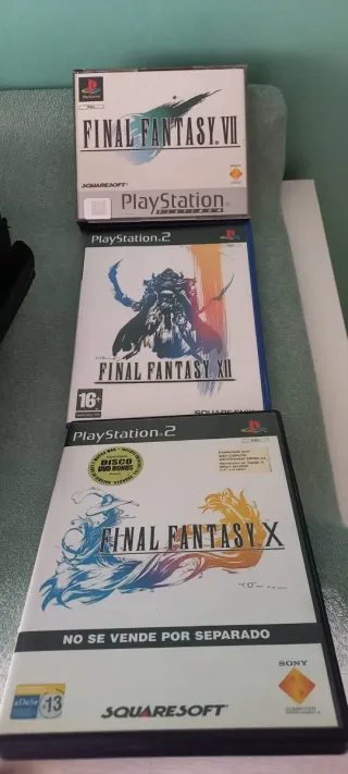 Videogiochi Final Fantasy VII, X, XII PS2