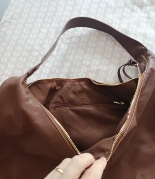 Bolso Saco Marrón Stradivarius Nuevo