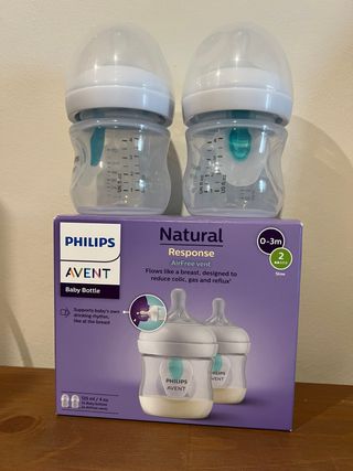 2 Biberones Philips Avent Natural 125ml