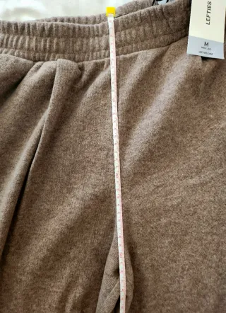 Pantalón Wide Leg Punto Lefties Gris