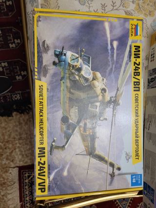 Zvezda Mi-24V/VP Soviet Attack Helicopter 1/48