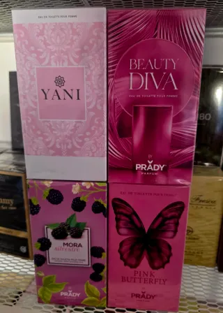 Lote 4 perfumes mujer Prady