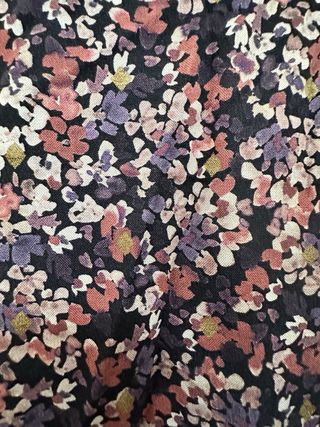 Vestido floral manga larga