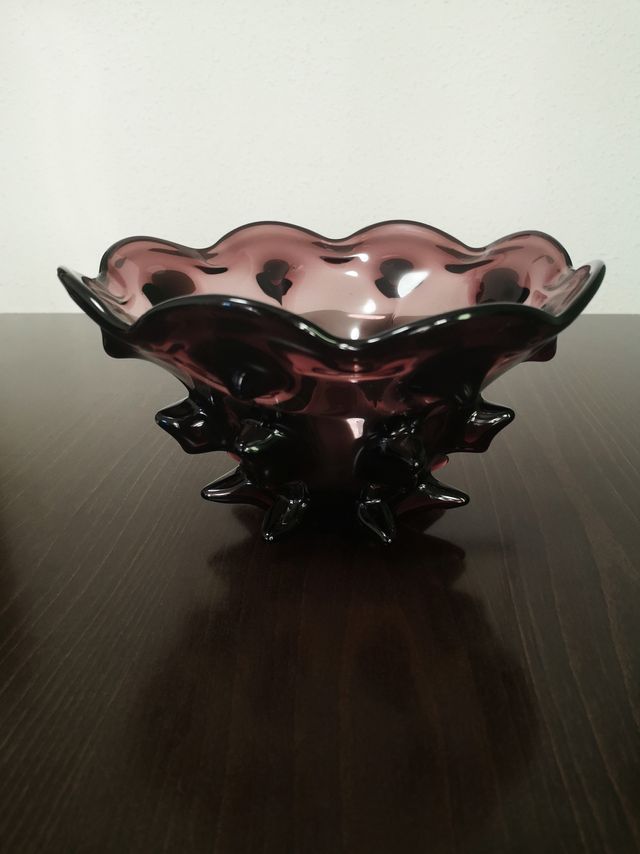 Centro de cristal de Murano, años 60