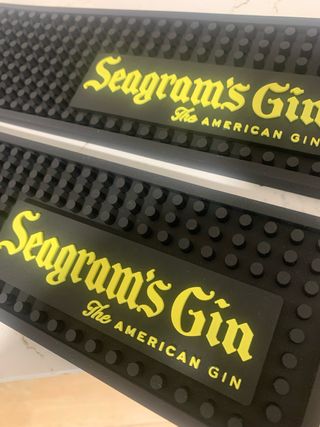2 Barmat Alfombrilla Seagram's Gin