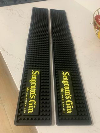 2 Barmat Alfombrilla Seagram's Gin