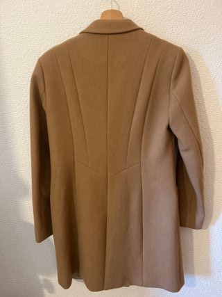 Abrigo Massimo Dutti Beige 100% lana