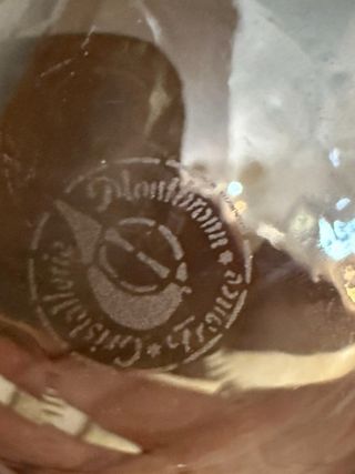 Bicchieri Cristalleria Montbronn oro