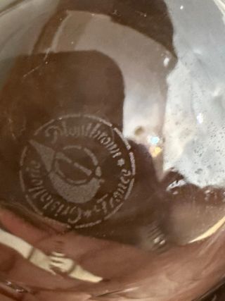 Bicchieri Cristalleria Montbronn oro