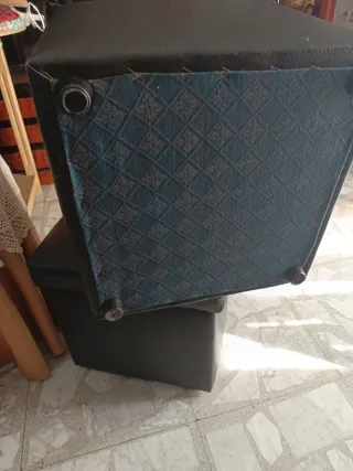 Juego de 2 taburetes negros