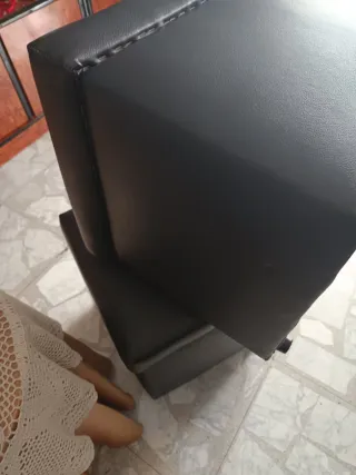 Juego de 2 taburetes negros