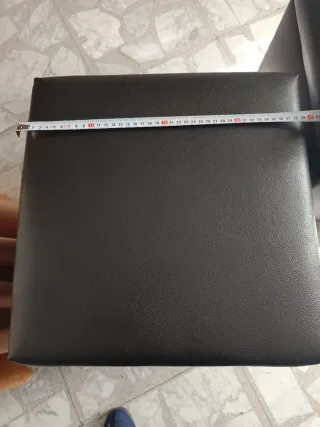 Juego de 2 taburetes negros