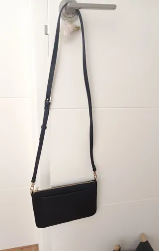Bolso Parfois negro bandolera, sin uso
