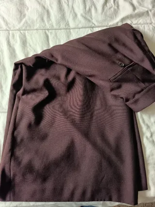 Falda pantalón Zara granate