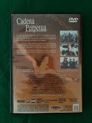 Cadena Perpetua DVD Edición Remasterizada