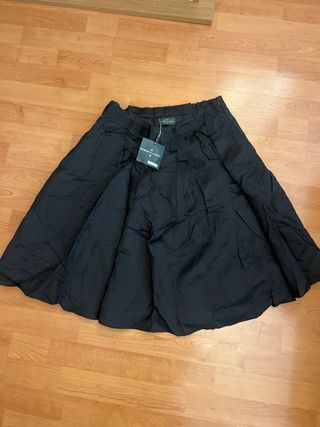 Falda Roberto Verino Negra Nueva Talla M