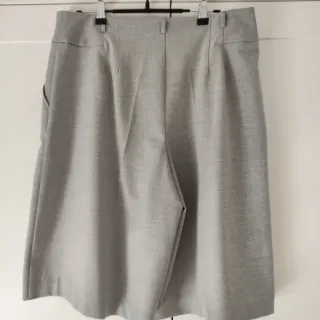 Zara Bermuda Larga Gris Talla L