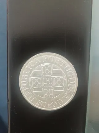 50 Escudos de Plata Banco de Portugal 1846-1971