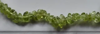 Collar piedras de Peridoto semipreciosas.