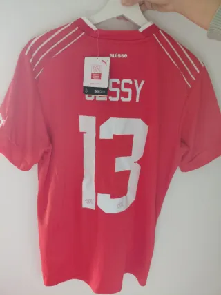 Camiseta Fútbol Puma Suiza 13 Roja