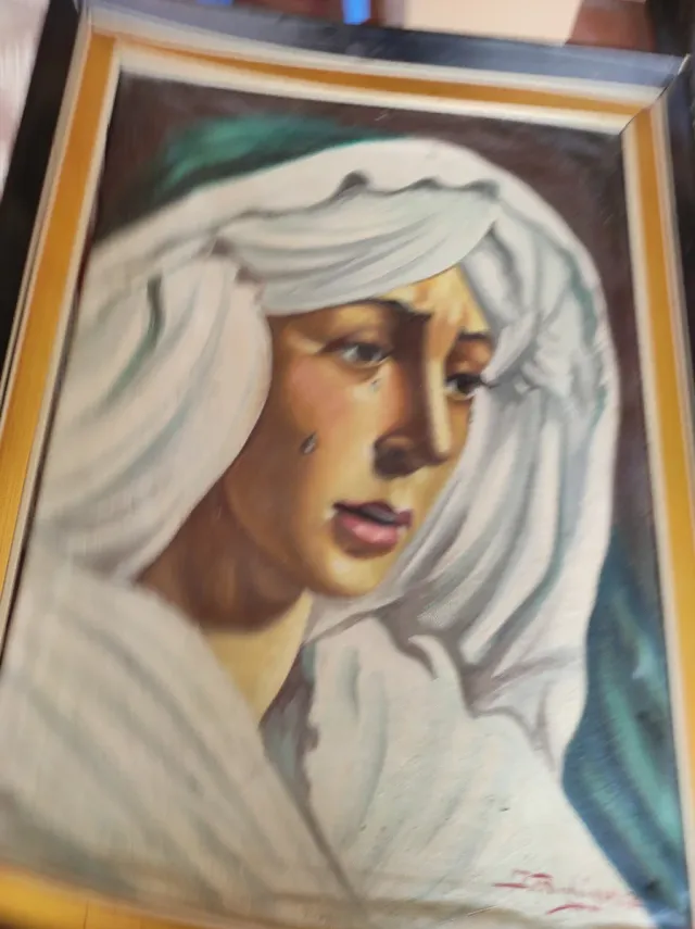 Quadro ad olio firmato Esperanza Macarena