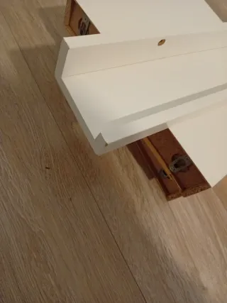 Estanterías blanca de madera