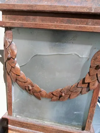 Pareja Faroles Vintage Metal y Cristal