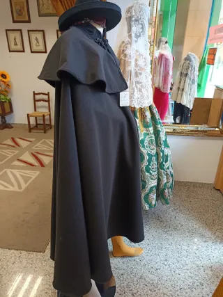 Capa de caballero lana larga 150 cm