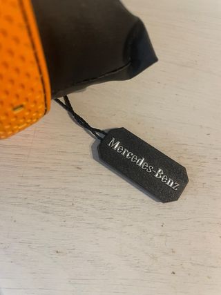 Reloj Mercedes-Benz Original Negro Naranja Nuevo