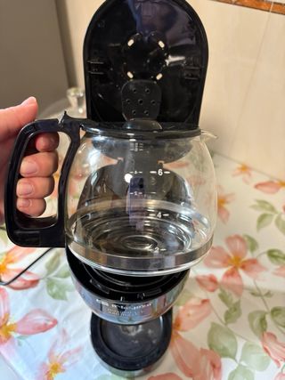 Cafetera Eléctrica Negra
