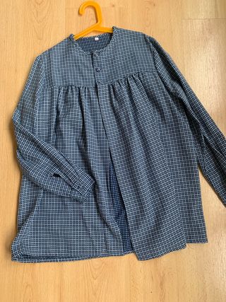 Blusón fallero infantil cuadros