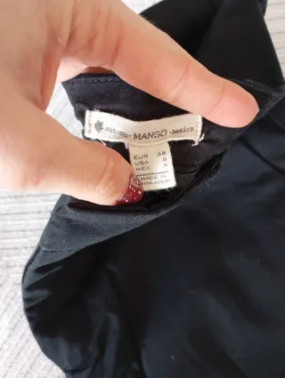 Pantalón vestir Mango negro