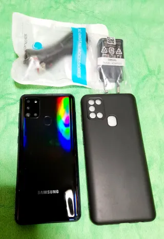 ♨️$amsung Galaxy A21s 64GB "Negro"+ Accesorios