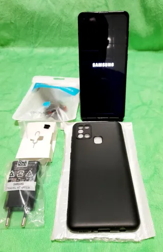 ♨️$amsung Galaxy A21s 64GB "Negro"+ Accesorios