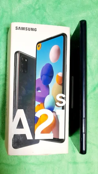 ♨️$amsung Galaxy A21s 64GB "Negro"+ Accesorios