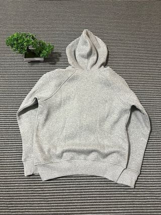 Sudadera Burberry Gris con Capucha y Cremallera