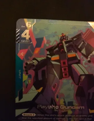 Psycho Gundam GD02 001 LR+ Gundam Card Game